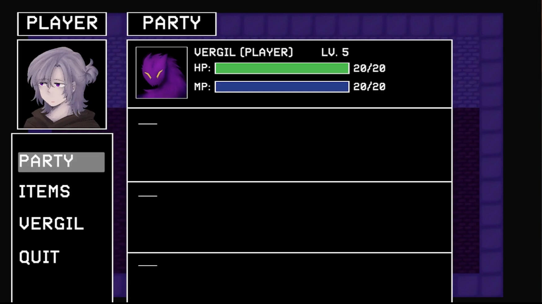 Menu Screen